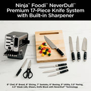 Ninja NeverDull® 17-Piece Premium Knife System